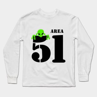 Area 51 alien Long Sleeve T-Shirt